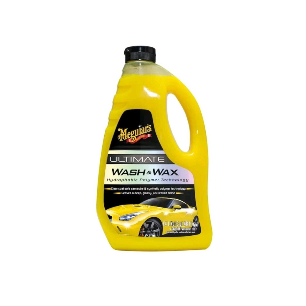 Meguiars Ultimate‎ Wash and Wax Hydrophobic Polymer Technology 48OZ